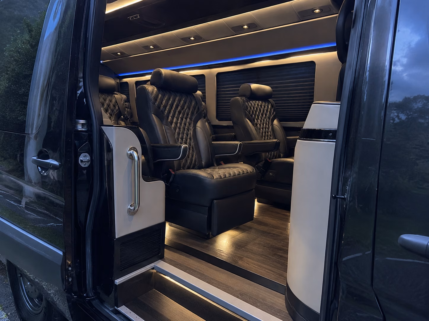 bridgeport sporting event transportation onboard seating